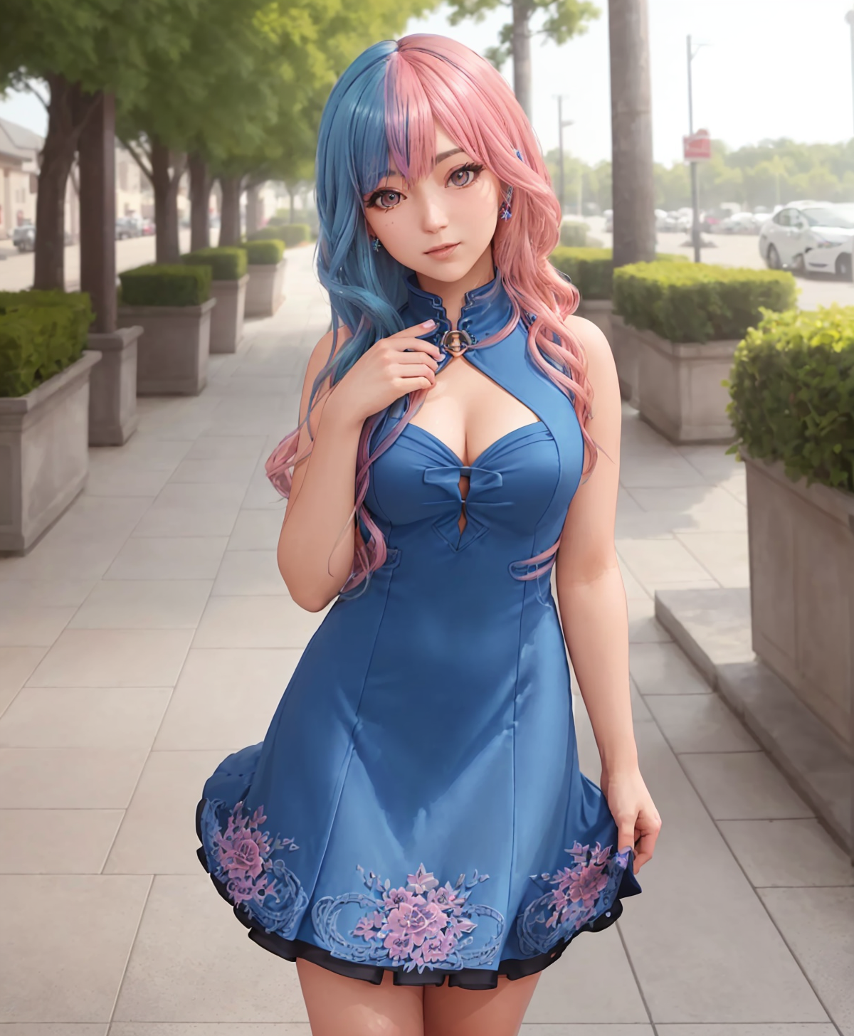 26444-1540098857-an award winning full body photograph of a seductive (hlfcol haired girl with blue and pink hair), Midi dress dress, hyper reali.png